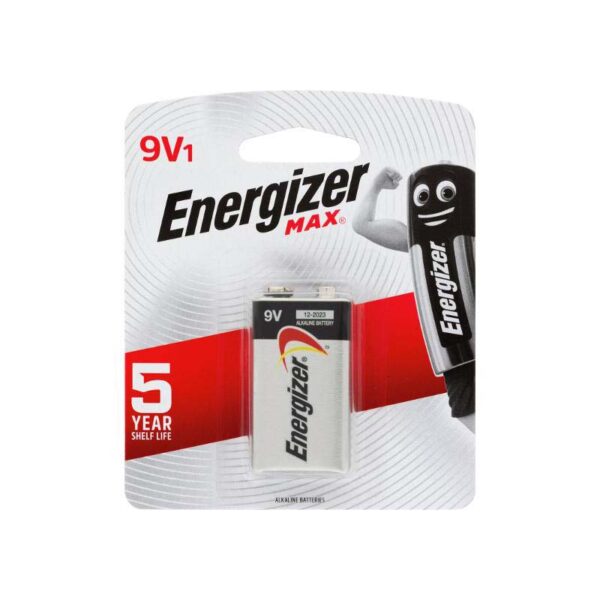 ENERGIZER 9V MAX ALKALINE, 1PACK