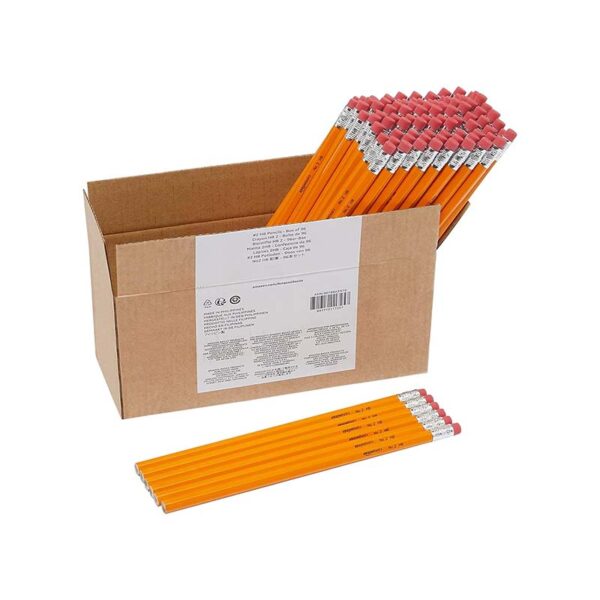 AMAZON BASICS WOOD CASED #2 HB PENCILS