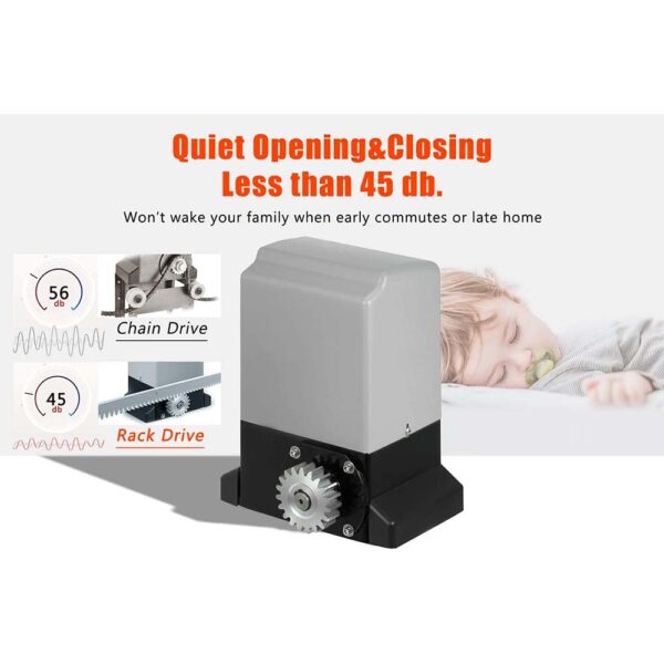 BLUTEZEIT 4000LB AUTOMATIC SLIDING GATE OPENER
