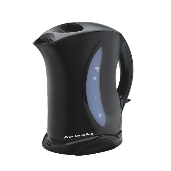 PROCTOR SILEX 1.7L ELECTRIC KETTLE, BLACK