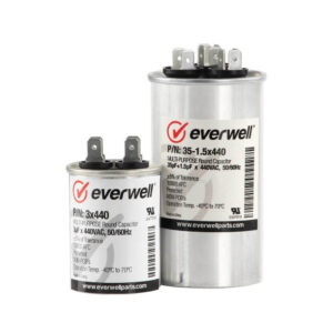EVERWELL 35µf x 440V Round Run Capacitor