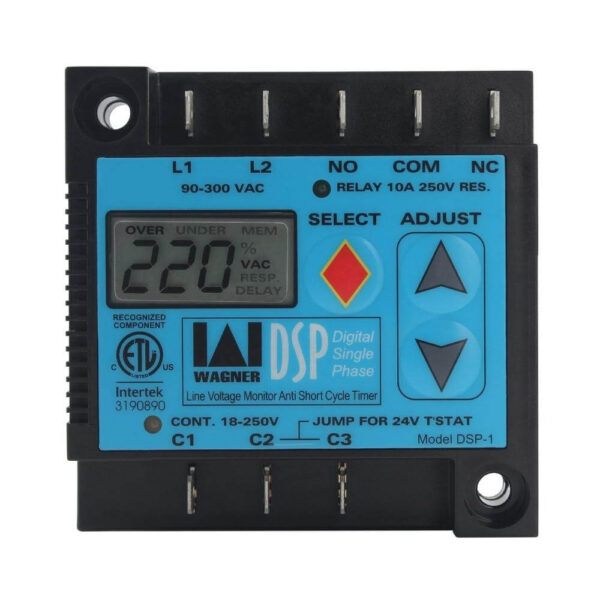 EVERWELL VOLTAGE MONITOR 1 PHASE LINE, 90 300 VAC 1 720