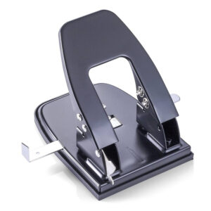Officemate 2 Hole Punch, 30 Sheet Capacity, Black