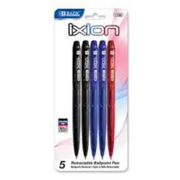 Bazic Ballpoint Pen Set 5 Pieces