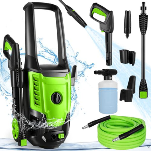 Suyncll Pressure Washer, 2.5GPM Electric Power Washer,1800W