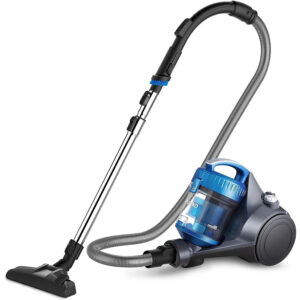 Eureka Whirlwind Bagless Canister Cleaner NEN110A Lightweight Corded Vacuum for Carpets and Hard Floors, Blue