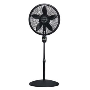 Lasko Oscillating Cyclone Pedestal Fan, Adjustable Height, Timer, Remote Control, 3 Speeds, for Bedroom, Living Room, Home Office, 18"